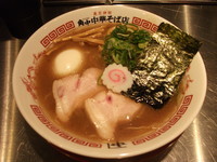 「中華そば+味玉」@東京神田 角中中華そば店の写真