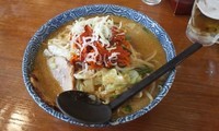 「札幌味噌ラーメン　赤　大盛」@らーめん開の写真