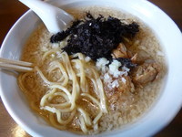 「【限定】背油煮干しラーメン（750円）」@Dragon Noodle's ドラゴンラーメンの写真