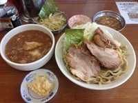 「つけ麺＋大盛＋味ネギ」@ラーメンの店 どでん 北浦和店の写真