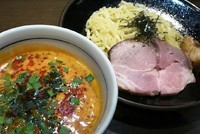 「【限定】辛シビ味噌つけ麺（追い飯つき）800円」@麺や 虎徹の写真