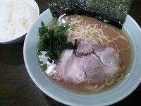 「ラーメン＋ライス　650＋100円」@横浜 六角家 御徒町店の写真