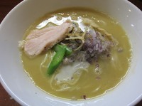 「限定　鶏ＳＯＢＡ牡蠣のクラムチャウダー風（８００円）他」@つけめん・豚そば 活龍 牛久店の写真