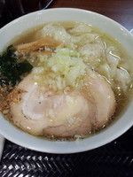 「〖数量限定〗ワンタン塩らぁ麺950円」@創彩麺家 野の実 足柄サービスエリア店の写真