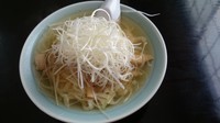 「ネギラーメン」@手打ちラーメン 俵屋の写真