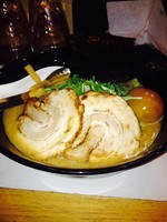 「(夜10食限定）濃厚赤味噌らーめん¥830＋半ライス¥100」@麺屋 扇 SENの写真