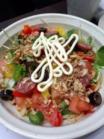 「ピザソバ800円」@丸直の写真