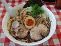 「中華そば 大盛り太麺」@らー麺Chopの写真