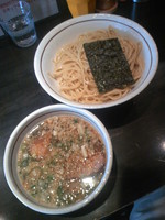 「煮干つけそば（中盛）７５０円」@中華そば しながわの写真