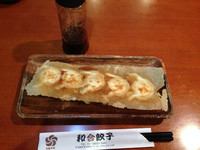 「手作り焼き餃子（5個）＋野菜刀削麺」@元祖中華 和合餃子の写真