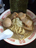 「中華ソバ（味玉、肉増し）、和え玉」@中華ソバ 伊吹の写真