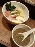 「【限定】スミミイカニボつけ麺」@中華そば ムタヒロの写真