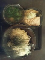 「つけ麺(小)(あつもり)＋トッピング全部入り」@もちもちの木 白岡店の写真