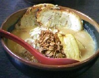 「北海道味噌らーめん　炙りチャーシュー2枚」@味噌屋庄助の写真