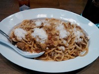 「【アキラ式パスタ】ホロホロチャーシューのラグー ￥900 他」@ラーメンアキラの写真