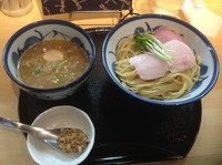 「鶏と魚介の味玉つけめん　900円」@つけ麺 たけもとの写真