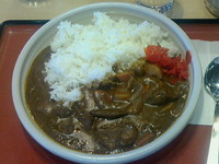 「牛タンカレー８００円」@寿松庵 仙台空港店の写真