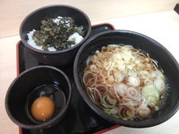 「朝食B高菜　340円」@ゆで太郎 平河町店の写真