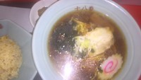 「ラーメン＋半炒飯（７５０円）ランチセット」@中華料理 十八番の写真
