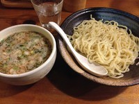 「鶏白湯つけめん」@鶏の穴の写真