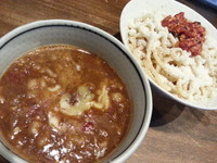 「Wチーズトマトつけ麺（中）￥880」@ラーメンアキラの写真