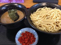 「辛つけ麺  中」@つけめん・らあめん 福は内の写真