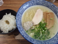 「〖数量限定〗濃厚鶏白湯（柚子胡椒ご飯付）900円」@鶏そば 神樂の写真