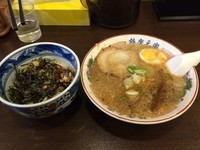 「元ラーメン＋ぶためしセット／￥950」@銀座元楽の写真