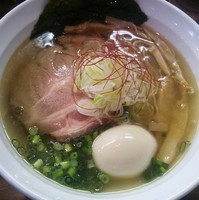 「浅利煮干のラーメン　７００円（３月１４日、１０食限定）」@麺や 飛来の写真