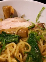 「比内鶏油そば（大盛）780円」@麺喰屋 澤 水天宮本店の写真