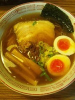 「醤油そば（味玉トッピング）」@麺屋 誠の写真