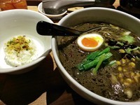 「博多ブラックCURRY＋ライスセット\950」@博多一風堂 上野広小路店の写真