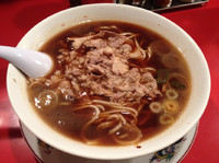 「中華そば¥680+生ビール¥550」@末廣ラーメン本舗 国分町店の写真