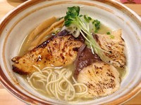 「鰤らあめん(塩)¥680・脂ののった鰤の照り焼き¥180」@めんや 正明の写真