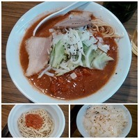 「とまとらーめん ￥750 他」@らーめん カッパハウスの写真