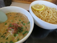 「塩つけめん中盛り750円」@なか邑の写真