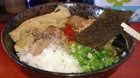 「まぜそば並750円、魚粉増し無料」@二代目狼煙 本店 葉隠製麺の写真
