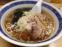 「ラーメン＋野菜ぎょうざ」@餃子館の写真