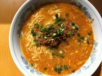 「新担々麺 600円」@中華 萬福の写真