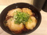 「青ねぎ鶏天そば600円」@吉利庵の写真