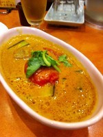 「完熟トマトとナスのチキンカリー」@アジア型 YAMIYAMIカリー 中野店の写真