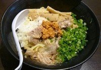 「まぜそば（小）味噌750円」@麺屋 天海の写真