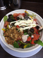 「ピザソバ（混ぜそば）」@丸直の写真