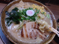 「満開野菜みそらーめん（＋武士卵丼）」@満開屋 川口本店の写真