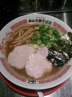 「中華そば、替え玉」@東京神田 角中中華そば店の写真