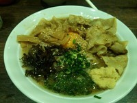 「【3月限定】肉玉そば徳島らーめん風（並盛）」@伝家 志木店の写真