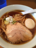 「らーめん（味玉）」@麺や 河野の写真