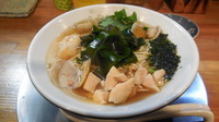 「アワワ海の塩ワカメ鶏そば（わぽ会限定）」@鶏そばムタヒロの写真