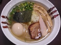 「塩そば　海老ver.　650円＋味玉」@麺屋 むじゃきの写真