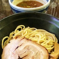 「エビ薫る魚介つけ麺680円」@竈の番人 麺屋義國の写真